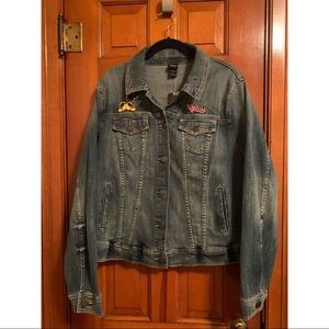 Torrid Disney Minne Mouse Denim Jacket